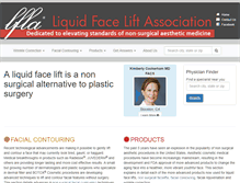 Tablet Screenshot of liquidfacelift.com